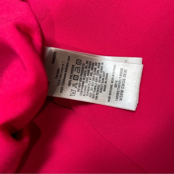 Ted Baker Hot Pink Dexi Sleeveless Top, 0UK,2US - Picture 9 of 12